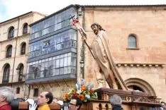 Encuentro de la Virgen de la Alegría y Jesús Resucitado. /Ana Isla