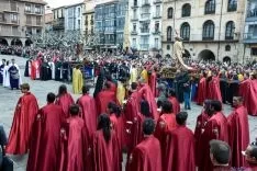 Encuentro de la Virgen de la Alegría y Jesús Resucitado. /Ana Isla