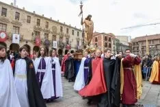 Encuentro de la Virgen de la Alegría y Jesús Resucitado. /Ana Isla