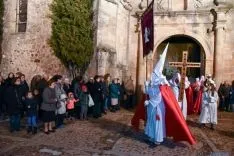 Vía Crucis de la Cofradía de la Flagelación del Señor. /Ana Isla