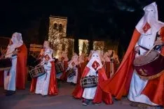 Vía Crucis de la Cofradía de la Flagelación del Señor. /Ana Isla