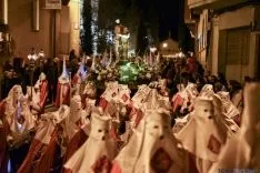 Vía Crucis de la Cofradía de la Flagelación del Señor. /Ana Isla