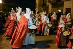 Vía Crucis de la Cofradía de la Flagelación del Señor. /Ana Isla