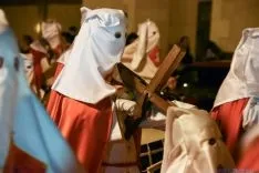 Vía Crucis de la Cofradía de la Flagelación del Señor. /Ana Isla