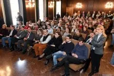 Homenaje público a Eloísa Álvarez, primera alcaldesa de Soria. /Ana Isla