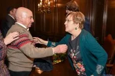 Homenaje público a Eloísa Álvarez, primera alcaldesa de Soria. /Ana Isla