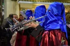 Vía Crucis de la Cofradía de las Caídas de Jesús. /Ana Isla