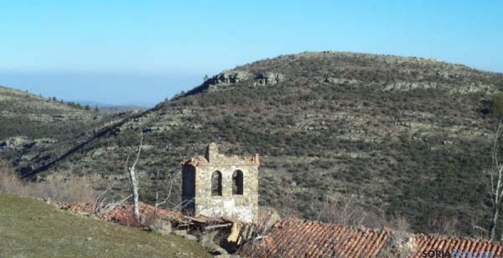 Españada de la iglesia de Fuentebella, hoy un despoblado soriano.