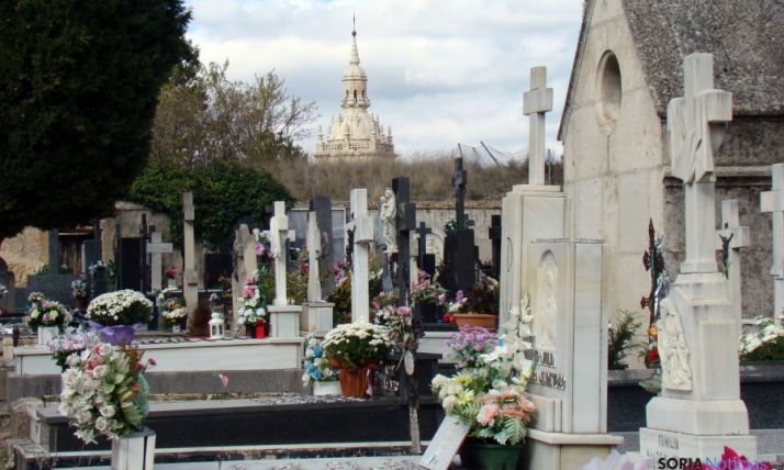 Vista parcial del cementerio burgense./GM