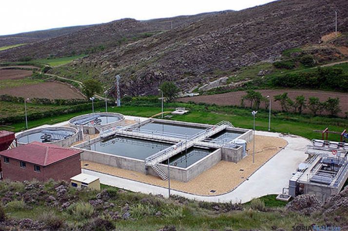 La depuradora de aguas en Ágreda. / SN