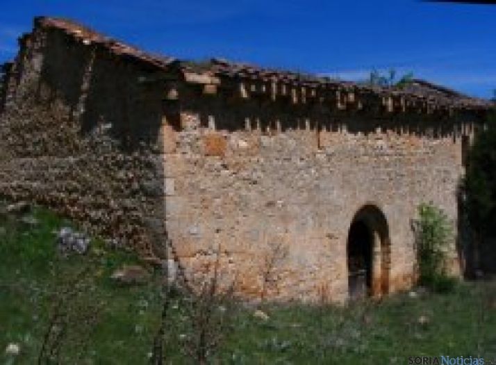 La ermita a restaurar.