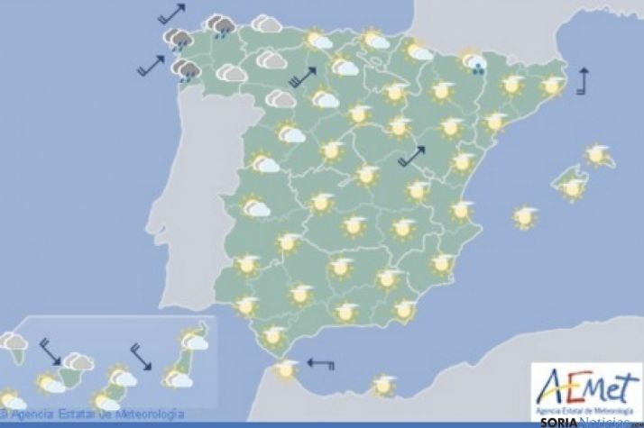 Las temperaturas máximas suben y las mínimas bajan