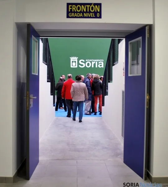 Una de las imágenes de la inauguración oficial de las instalaciones polidportivas. / SN