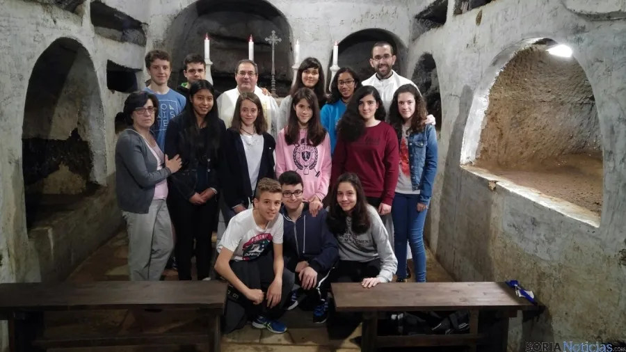 Una de las imágenes de los jóvenes sorianos en Roma. / SN