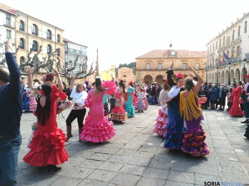 Sevillanas en la plaza Mayor
