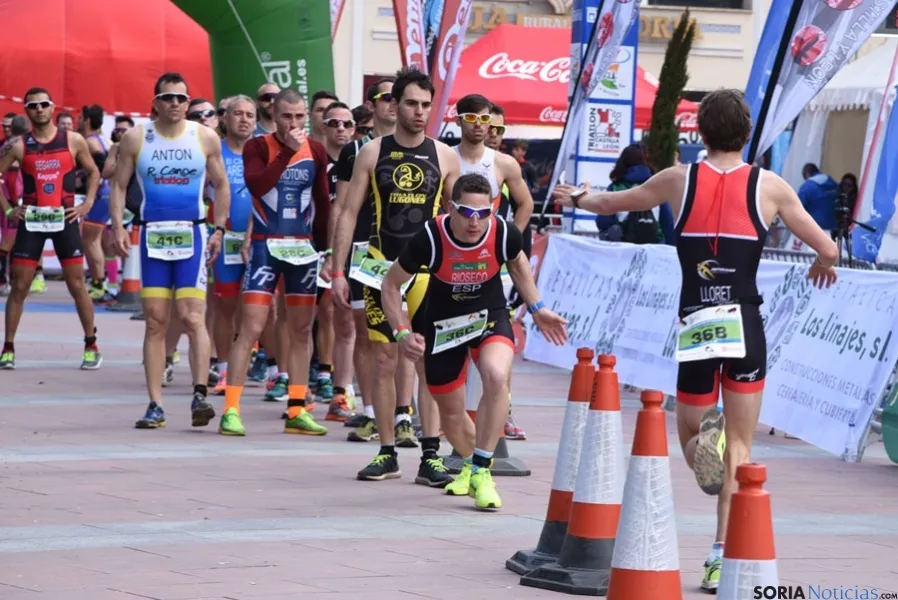Duatlón relevos élite masculino. /Ana Isla