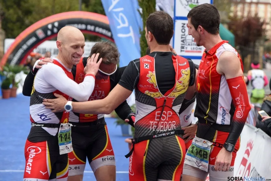 El Triatlón español en Soria. /Ana Isla