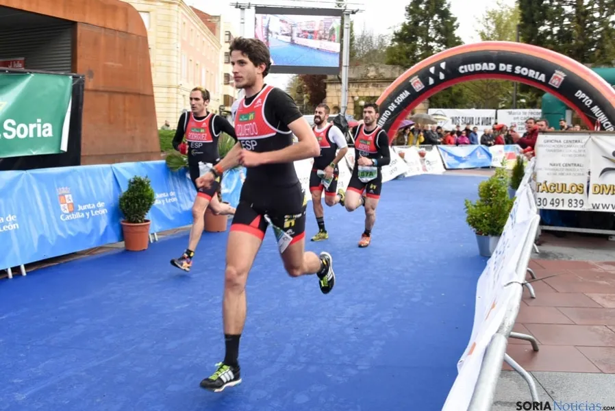 El Triatlón español en Soria. /Ana Isla