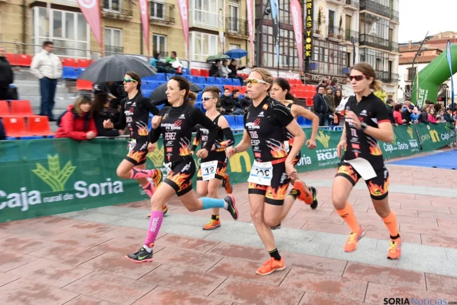 El Triatlón español en Soria. /Ana Isla