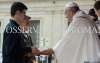 Rubén y Nacho con el Papa./L'Osservatore Romano