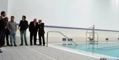 Una de las imágenes de la inauguración oficial de las instalaciones polidportivas. / SN
