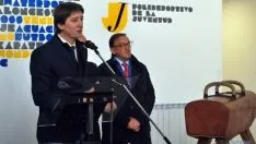 Una de las imágenes de la inauguración oficial de las instalaciones polidportivas. / SN