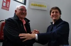 Una de las imágenes de la inauguración oficial de las instalaciones polidportivas. / SN