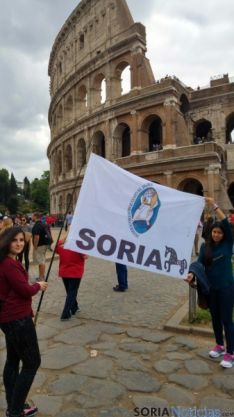 Una de las imágenes de los jóvenes sorianos en Roma. / SN