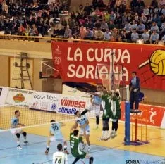 Emoción en el voley soriano./SN 