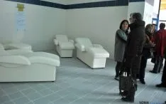 Una de las imágenes de la inauguración oficial de las instalaciones polidportivas. / SN