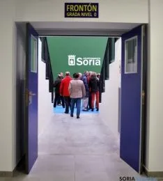 Una de las imágenes de la inauguración oficial de las instalaciones polidportivas. / SN
