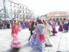 Sevillanas en la plaza Mayor