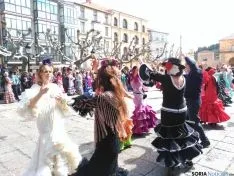 Sevillanas en la plaza Mayor