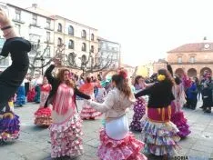 Sevillanas en la plaza Mayor