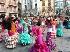 Sevillanas en la plaza Mayor