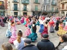 Sevillanas en la plaza Mayor