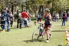 Duatlón relevos élite femenino. /Ana Isla