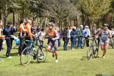 Duatlón relevos élite masculino. /Ana Isla