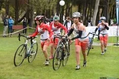 El Triatlón español en Soria. /Ana Isla