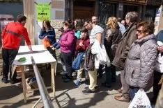 Operación bocata a favor de Manos Unidas. /Ana Isla
