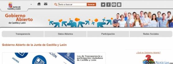 Portal online del gobierno abierto de la Junta