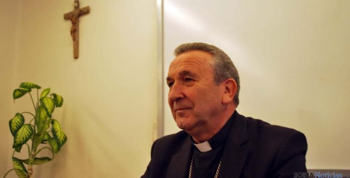 Gerardo Melgar Viciosa, este viernes ante los medios en la Casa Diocesana. / SN