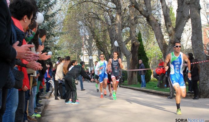 Pureba de duatlón en La Dehesa./SN