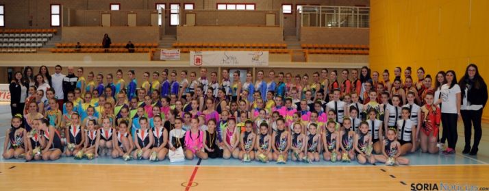 Las gimnastas participantes.