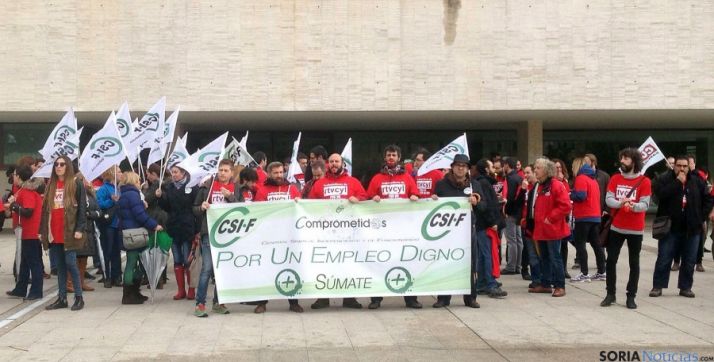 Imagen de la protesta. / CSIF