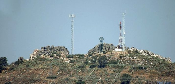 Antenas repetidoras de la señal de TDT. / SN