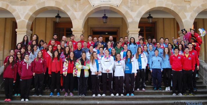 Foto de grupo este martes./Ayto.