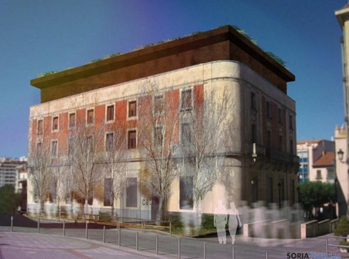 Recreación del edificio Banco de España