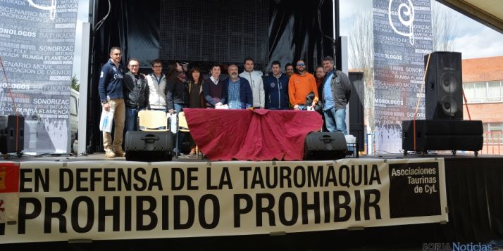 Acto de presentación en Pedraja de Portillo (Valladolid)