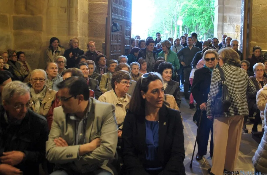 Imagen de la bendición de la ermita este lunes. / SN